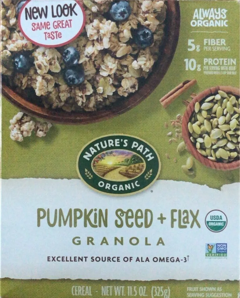 Pumpkin seed + flax granola