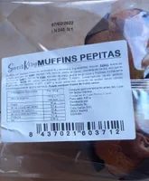 Mufins pepitas