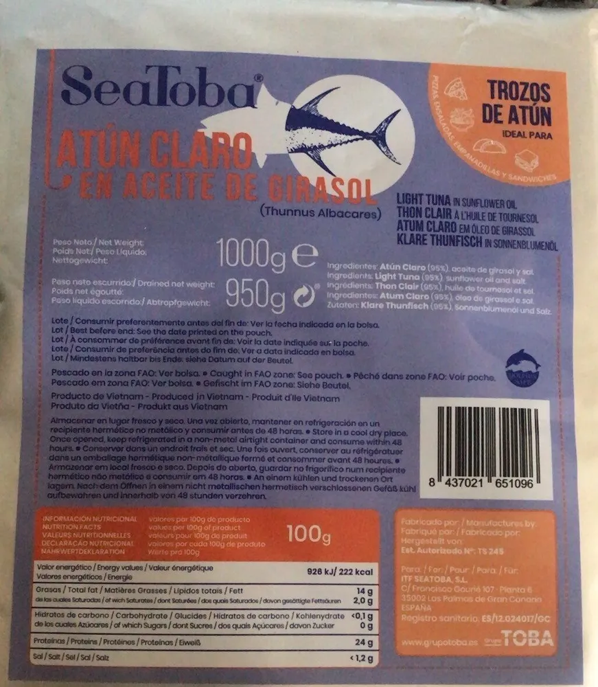 Trozos de atun