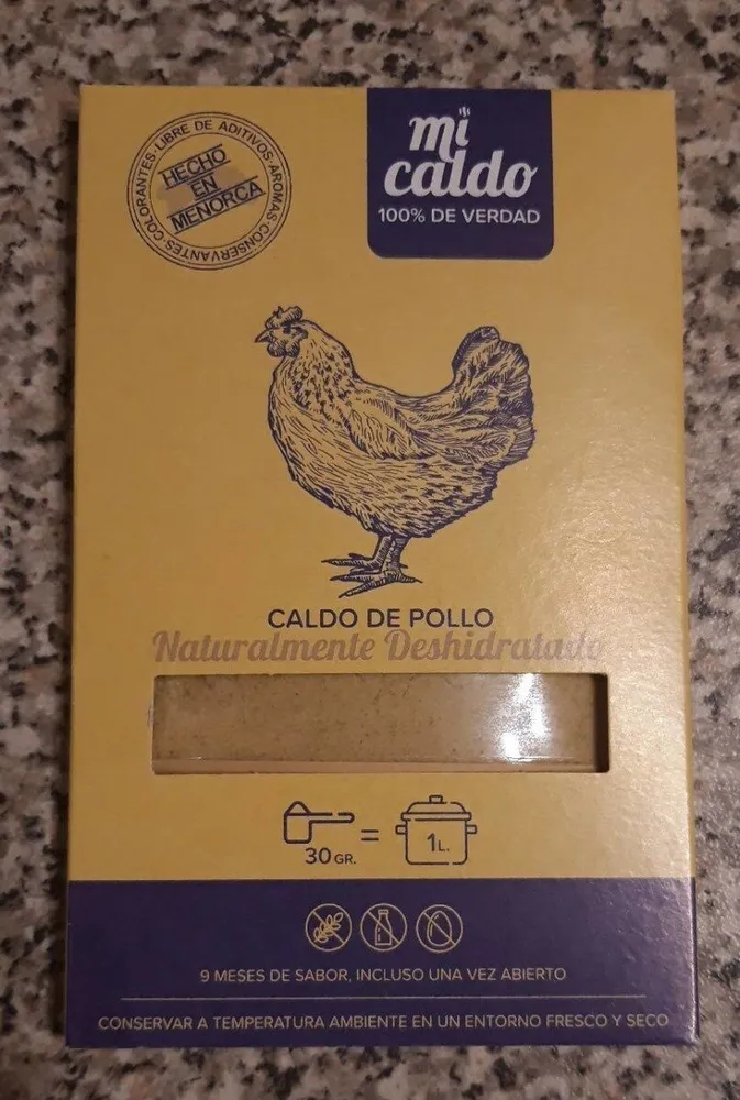 Caldo de Pollo Naturalmente deshidradato