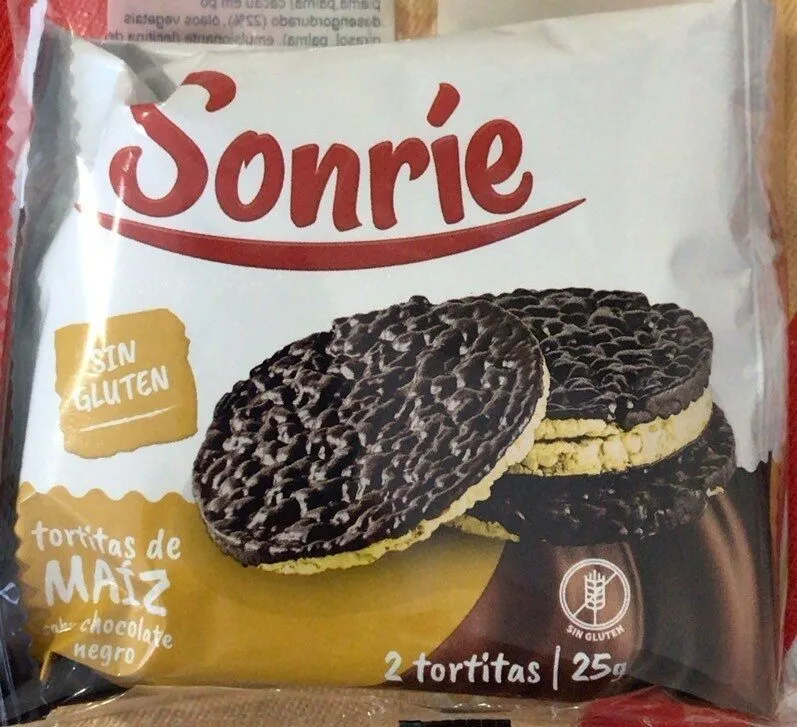 Tortitas de maíz chocolate negro