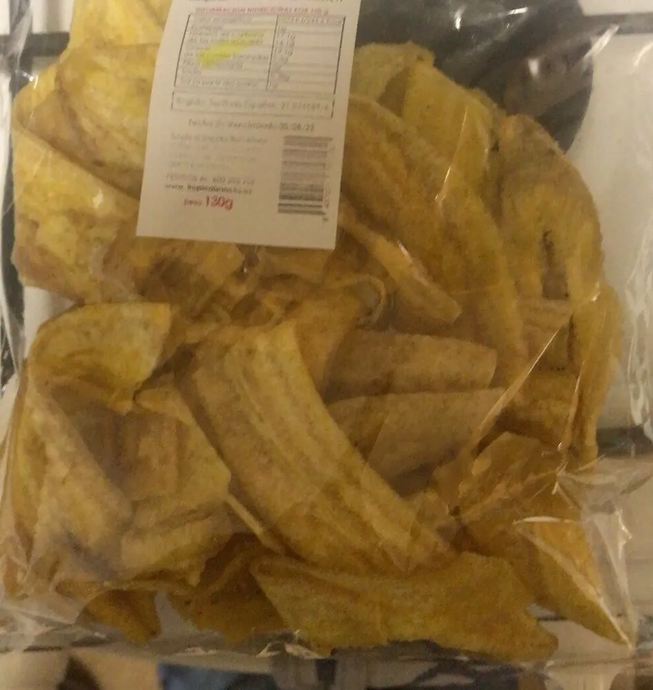 Chips vegetales platano picante