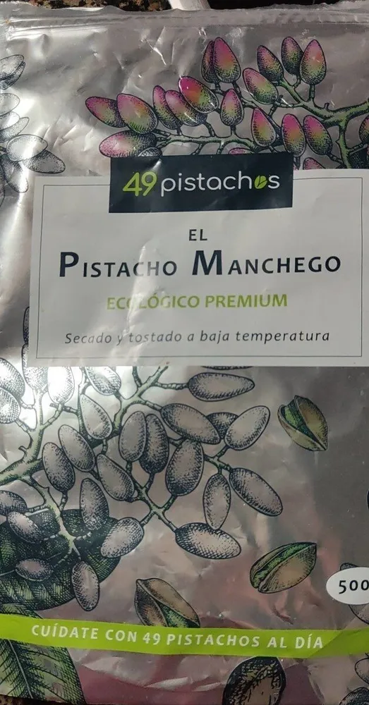 49 pistachos