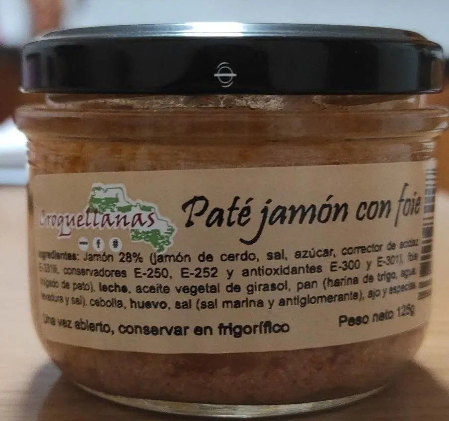 Paté jamón com foie