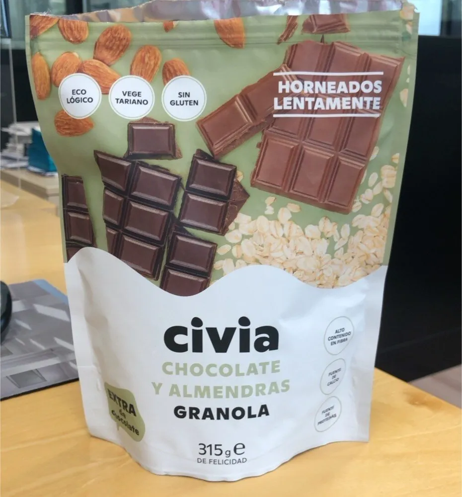 Chocolate y almendras