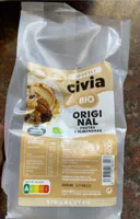 Original fruta y almendras