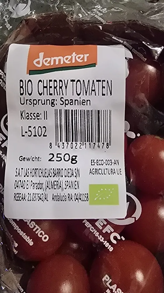 Bio Cherry Tomaten