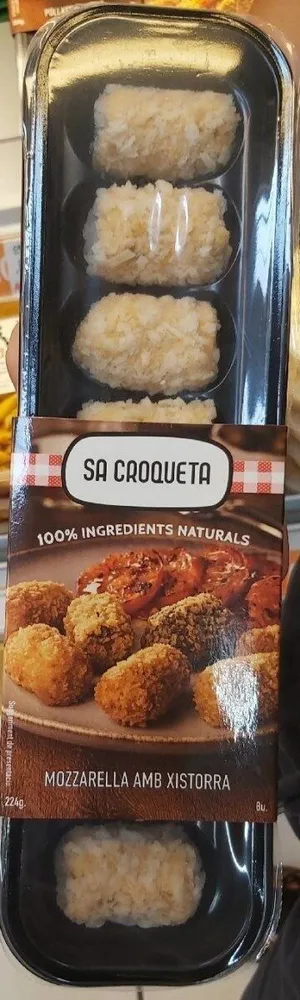 Croquetas mozzarella chistorra
