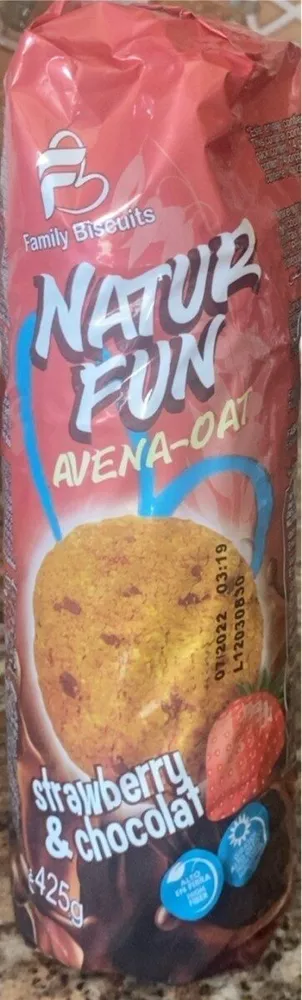 Natur Fun Avena Oat Strawberry Chocolat