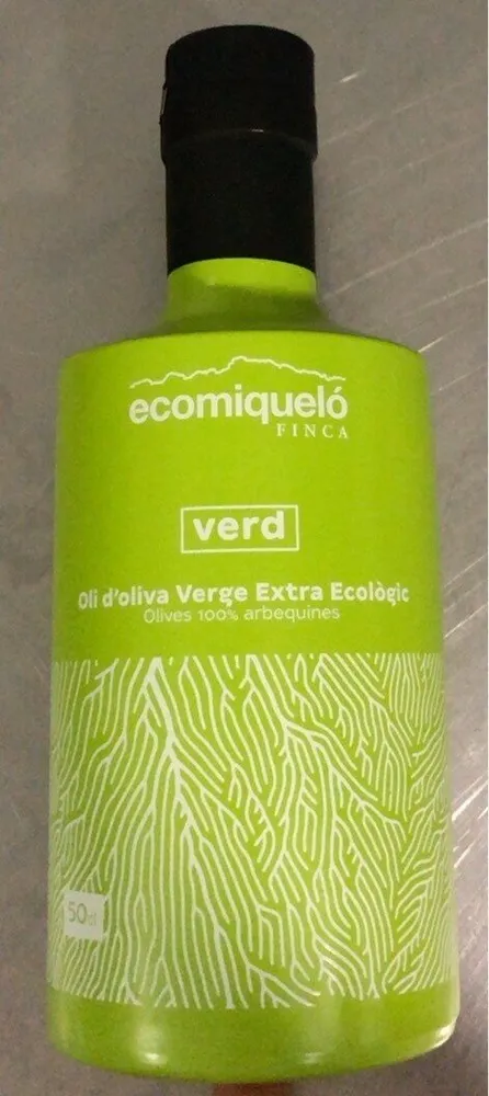 Oli d'oliva verge extra ecològic