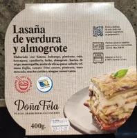Lasaña de verdura y almogrote