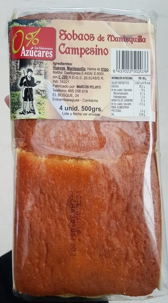Sobaos de mantequilla