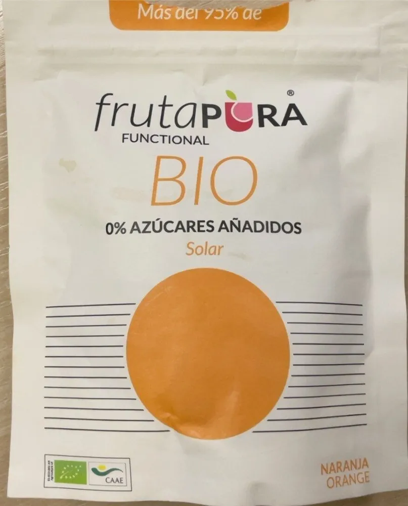 Frutapura bio 0% azúcares añadidos