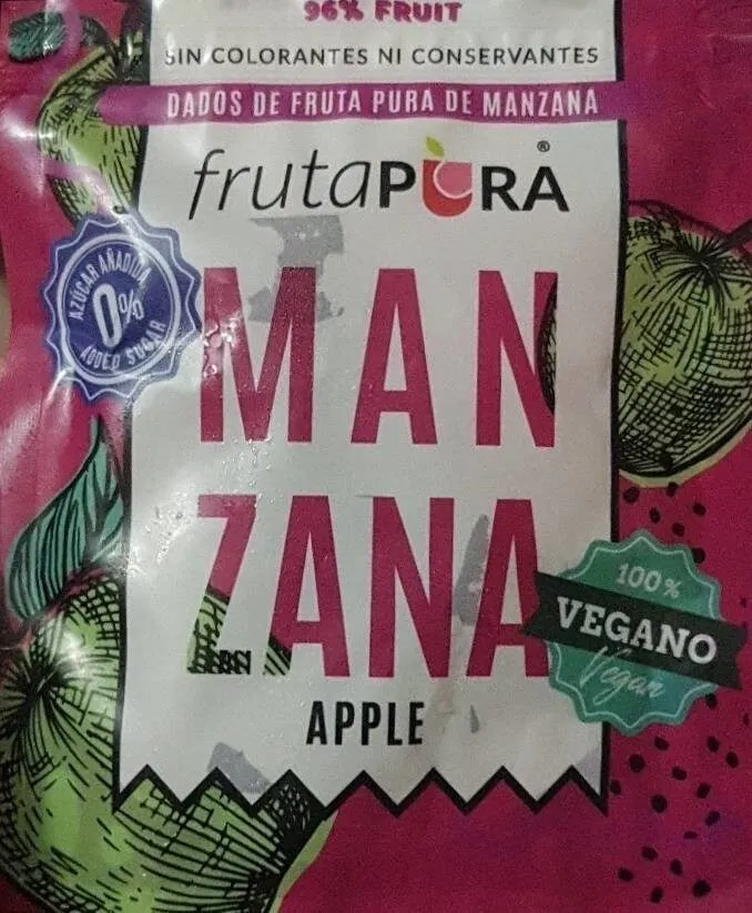 Fruta pura Manzana