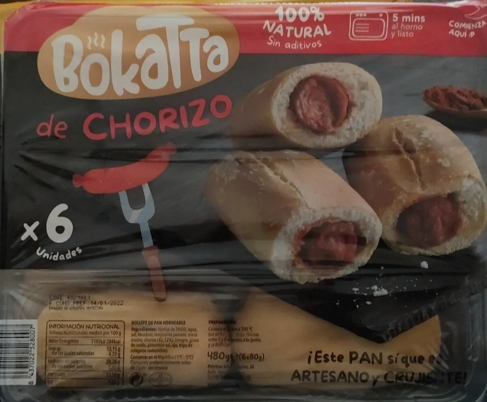 Bokatta de Chorizo