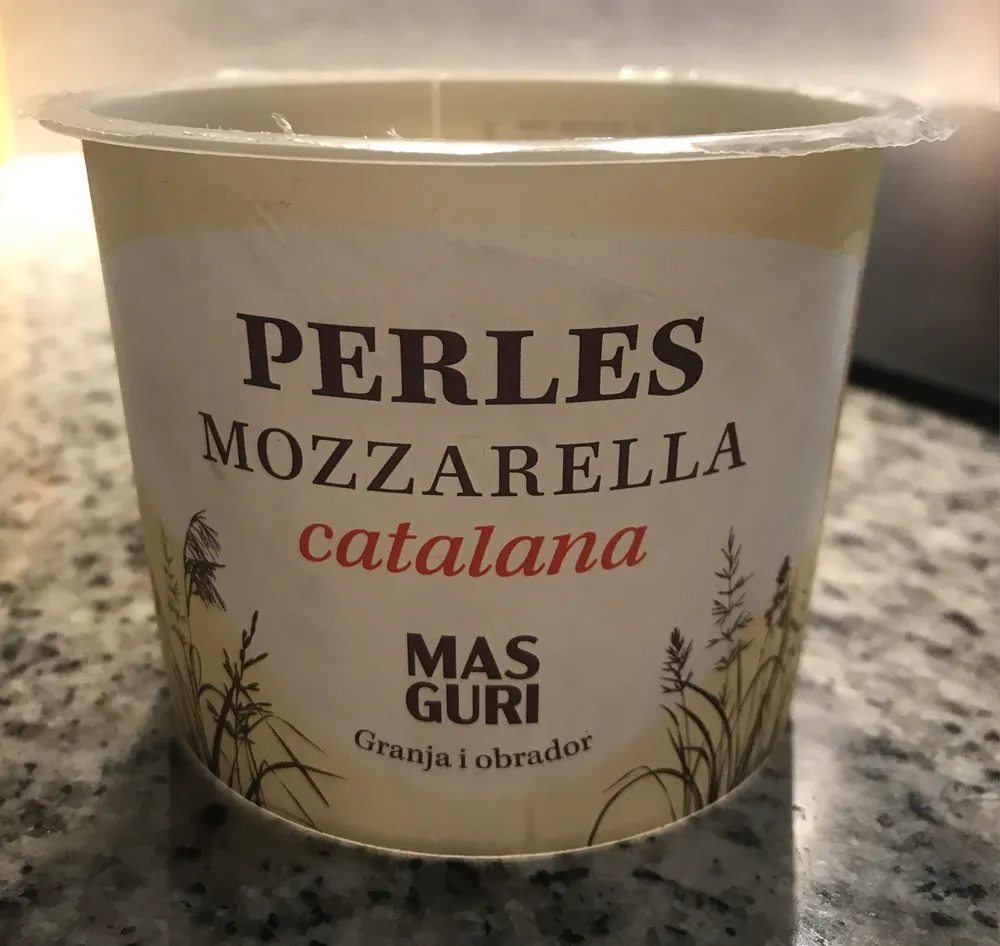 Perles de mozzarella