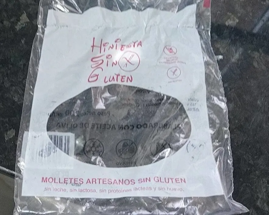 Molletes artesanos sin gluten