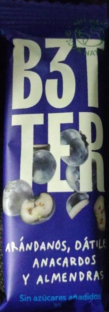 Arándanos, dátiles, anacardos y almendras