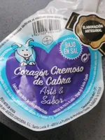 Corazón cremoso de cabra