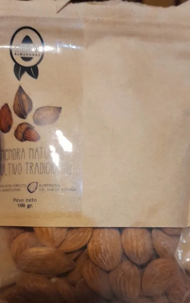 almendra natural de cultivo tradicional
