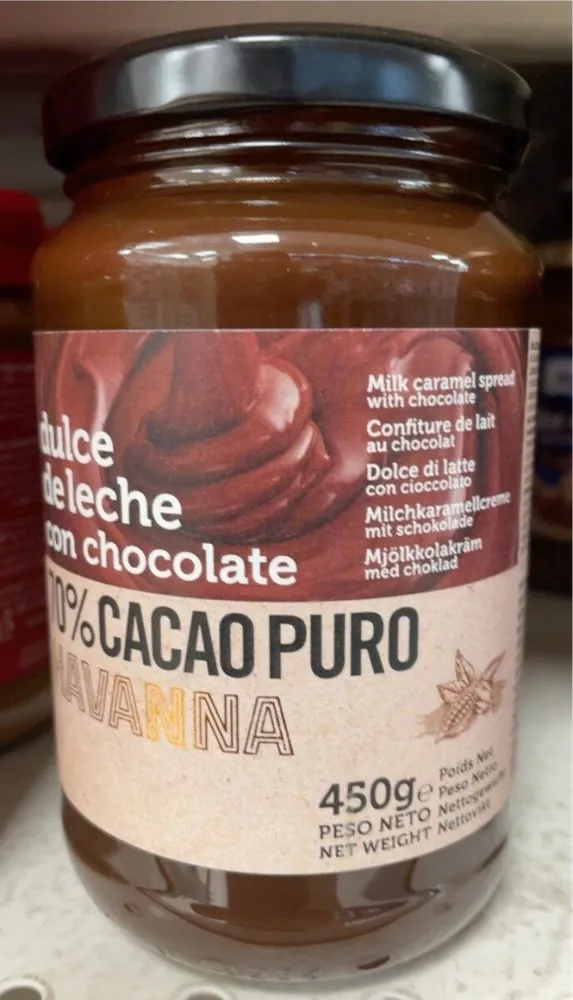 Dulce de leche con chocolate