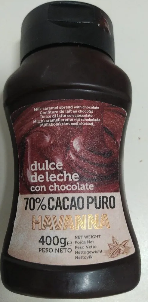 Dulce de leche con chocolate 70