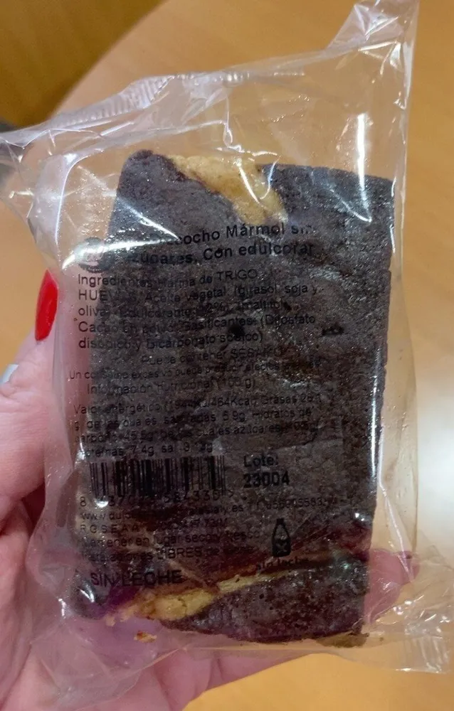 Bizcocho mármol