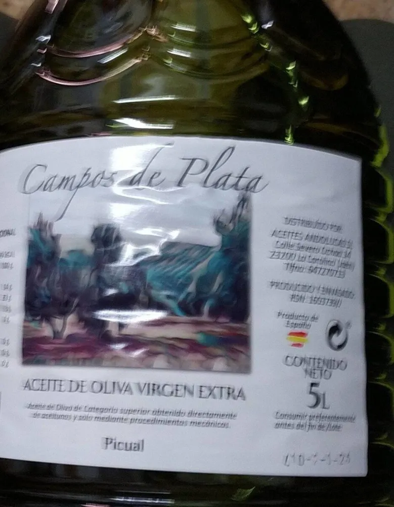 Aceite de oliva virgen extra Picual