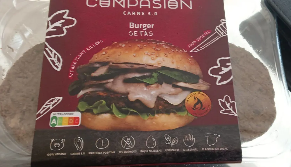 Burger setas