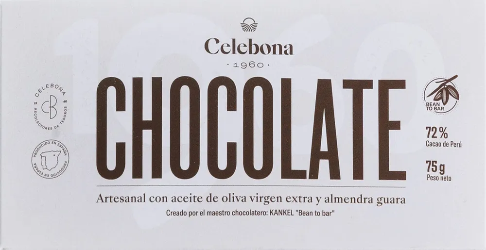 Chocolate 72% Cacao de Perú
