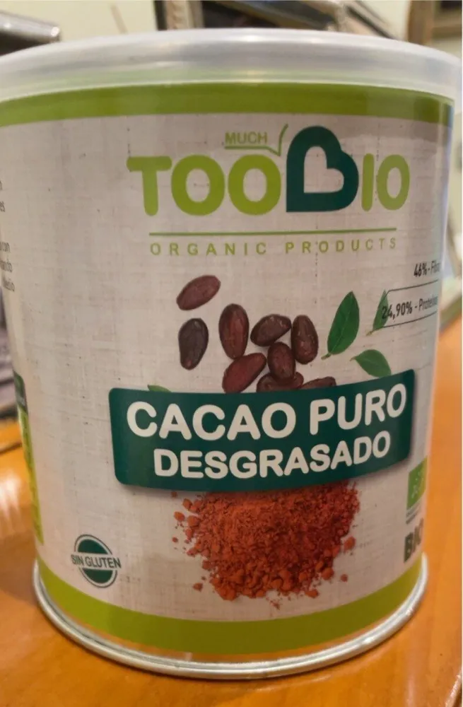 Cacao puro desgrasado