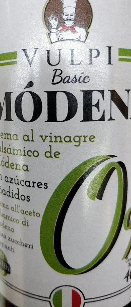 Crema al vinagre balsámico de Modena