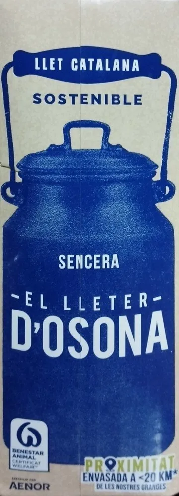 Llet sencera d'Osona