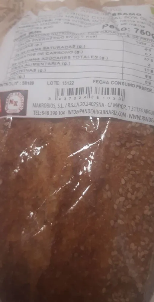 Pan de argiñariz