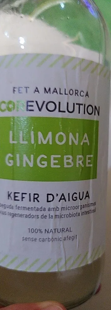 Kefir d'aigua Llimona gingebre