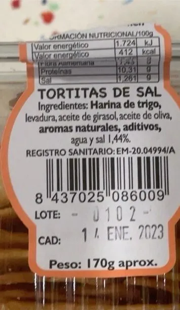 Tortitas de sal chilli picante