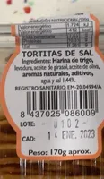 Tortitas de sal chilli picante