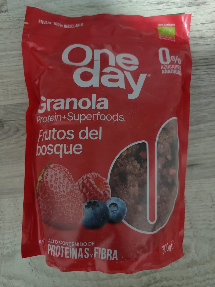 Granola Protein+Superfoods Frutos del bosque