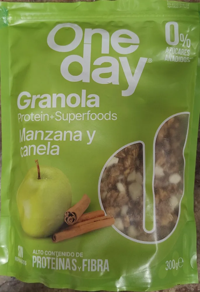 Granola manzana y canela