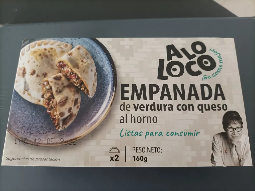Empanada de verdura con queso al horno