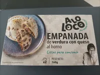 Empanada de verdura con queso al horno