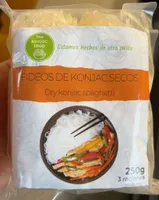 Fideos de konjac secos