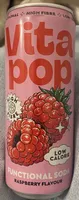 Vita pop functional soda Raspberry flavour