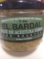 Paté de aceituna verde con boletus