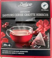 Infusion saveur cerise griottes hibiscus