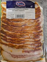 Loncheada panceta adobada de cerdo ibérico