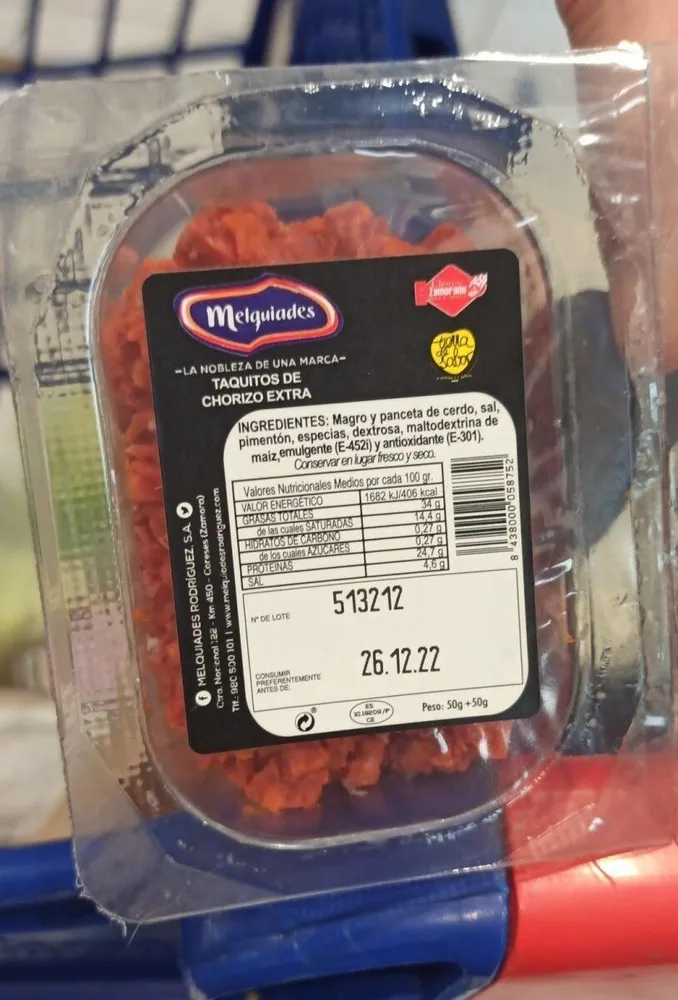 Taquitos de chorizo extra