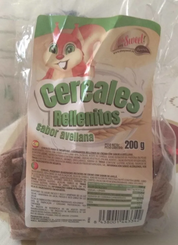 Cereales Rellenitos