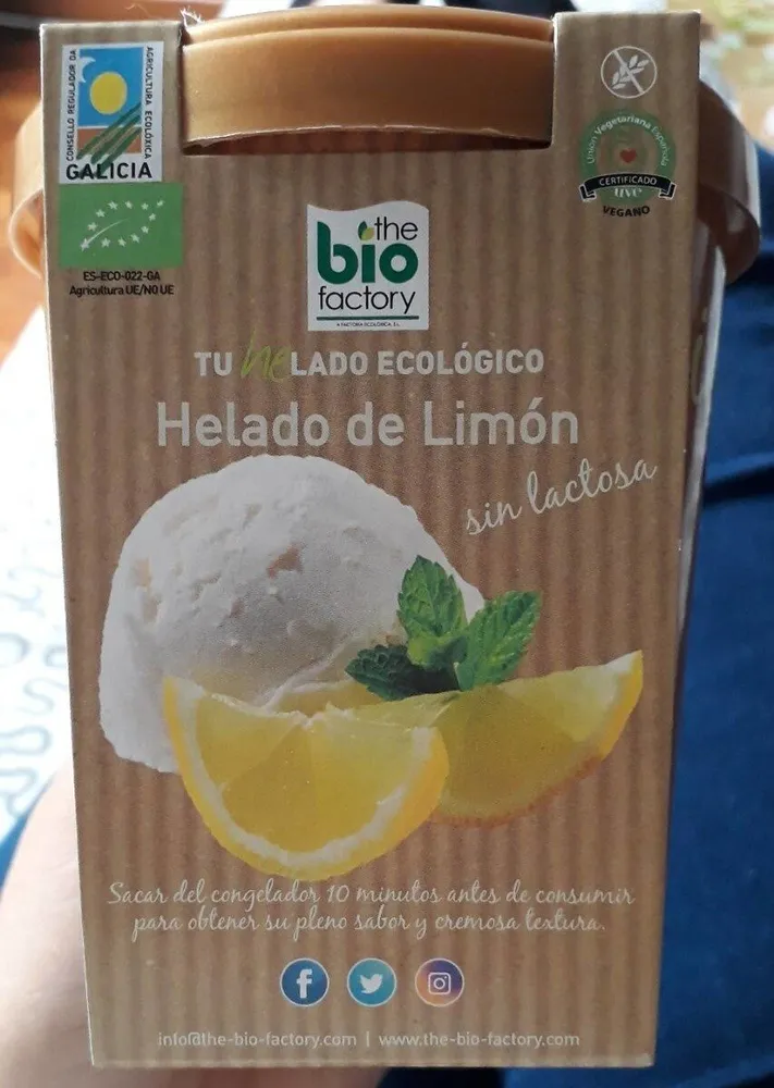 Helado de limón