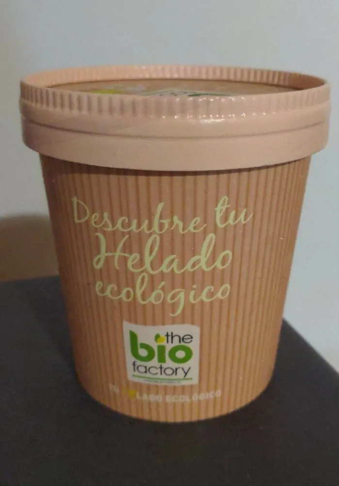 Helado ecológico de arándano